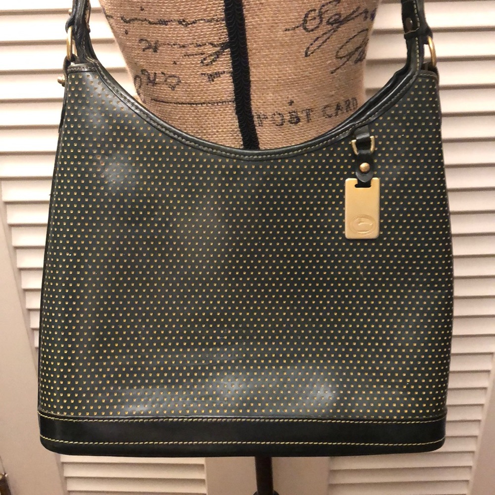 Dooney & Bourke Cabrio Leather Green Hobo Bag
